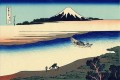 tama river in the musashi province Katsushika Hokusai Ukiyoe